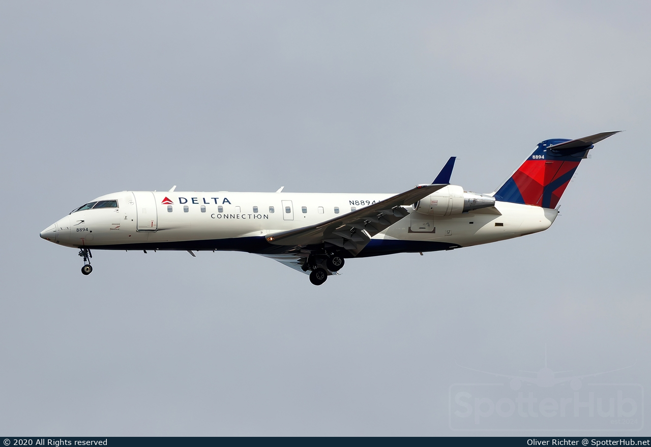 Photo of N8894A - Bombardier CRJ-200LR operated by Delta Connection (opb Endeavor Air)