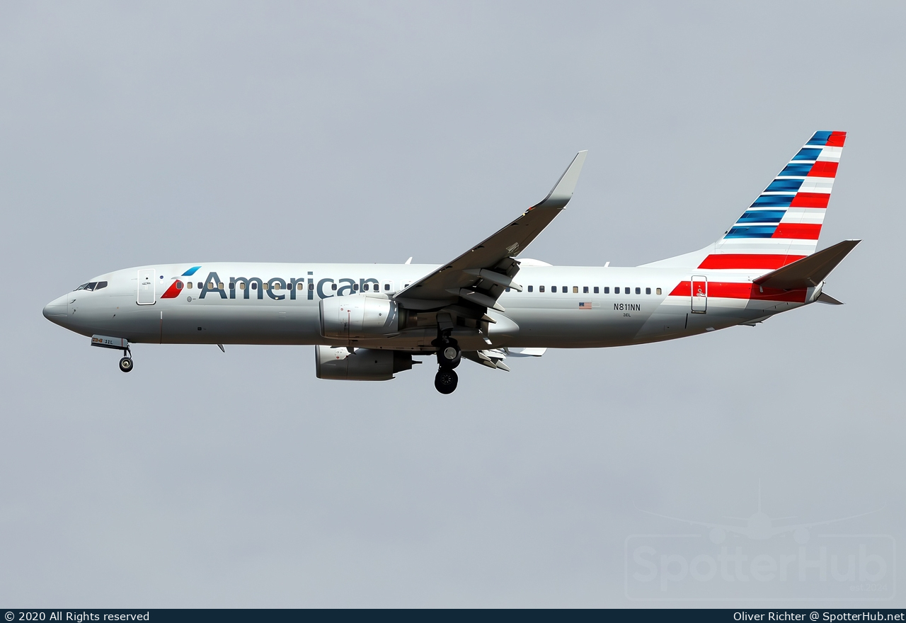 Photo of N811NN - Boeing 737-823 operated by American Airlines