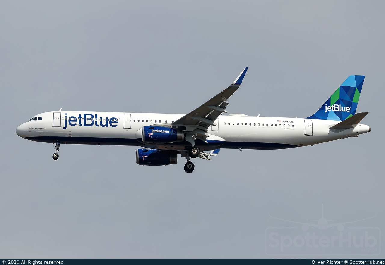 Photo of N997JL - Airbus A321-231 operated by jetBlue Airways