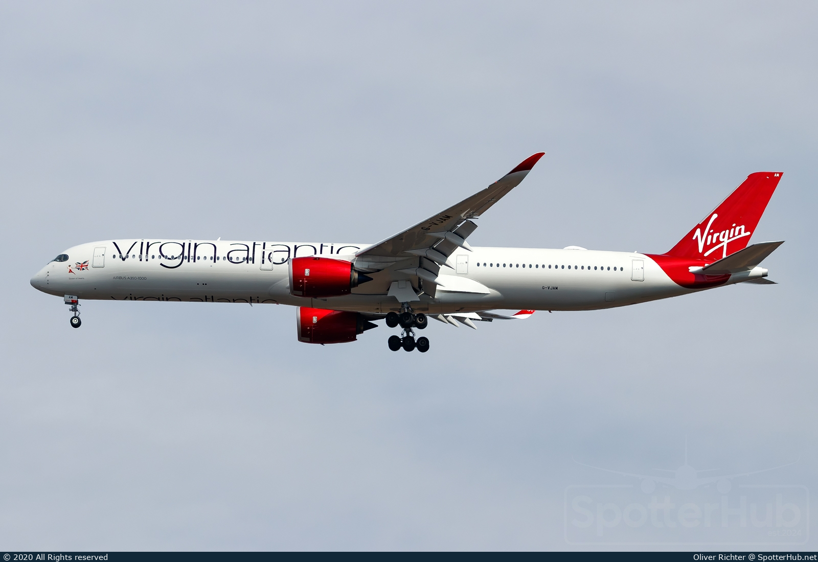 Photo of G-VJAM - Airbus A350-1041 operated by Virgin Atlantic Airways