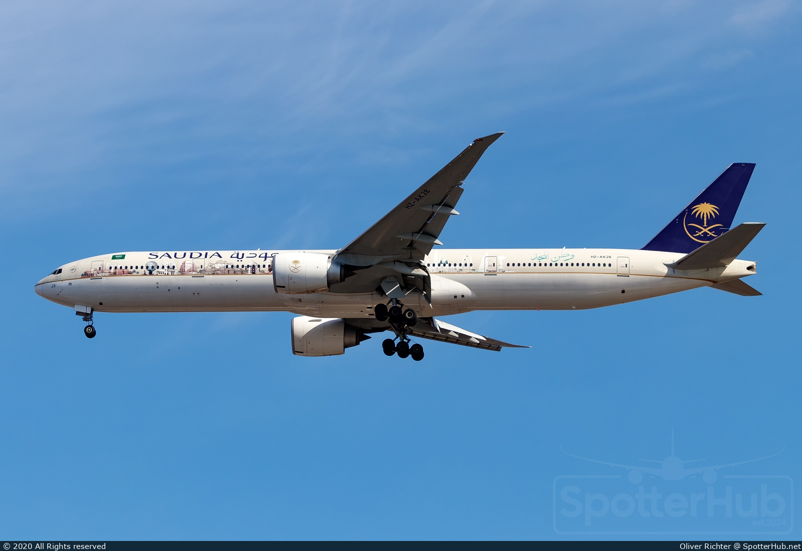 Photo of HZ-AK28 - Boeing 777-368(ER) operated by Saudia