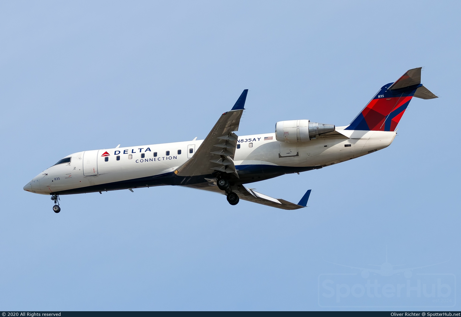 Photo of N835AY - Bombardier CRJ-200LR operated by Delta Connection (opb Endeavor Air)