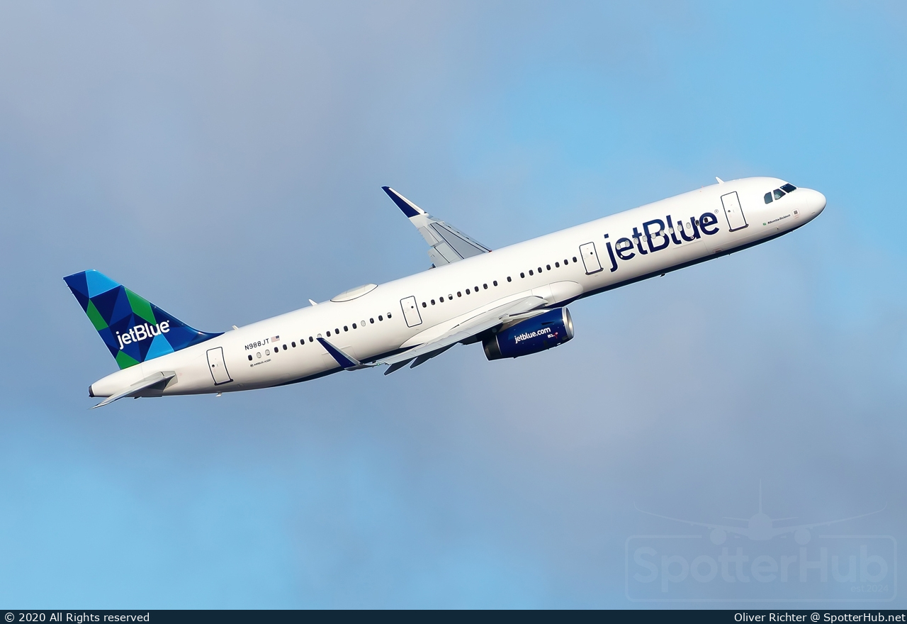 Photo of N988JT - Airbus A321-231 operated by jetBlue Airways