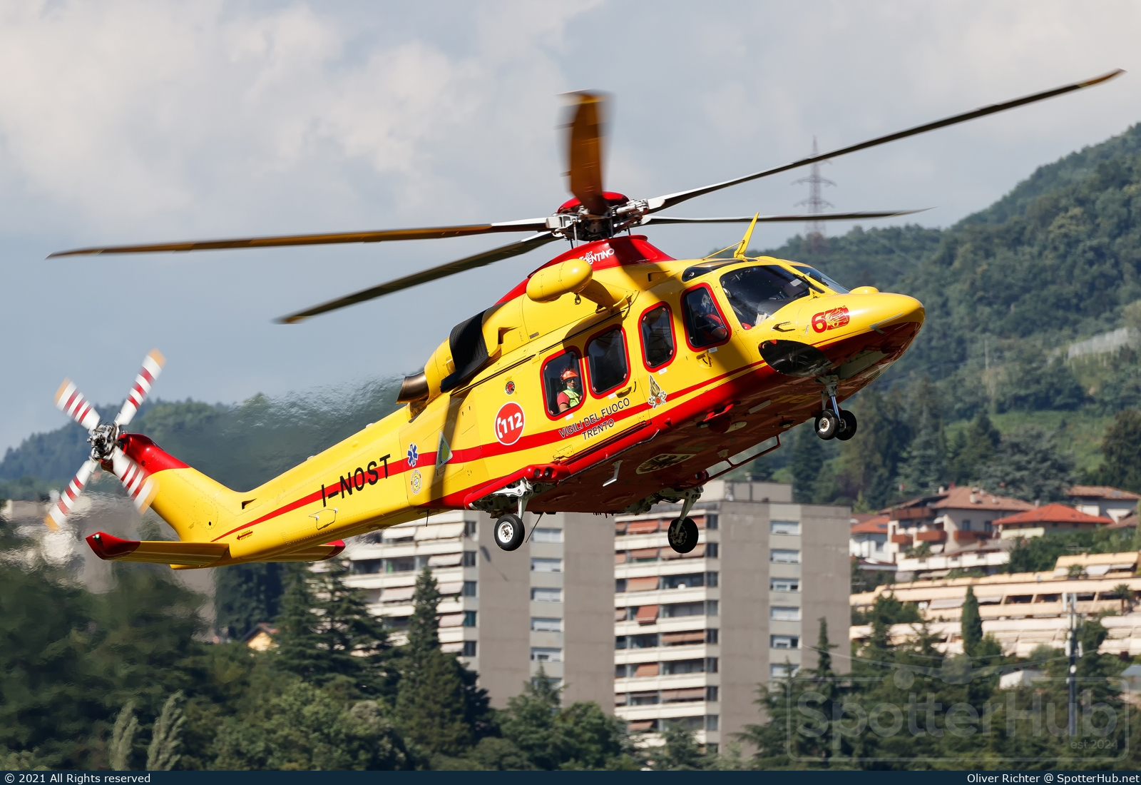 Photo of I-NOST - AgustaWestland AW139 operated by Italian Federal Ministry of the Interior - Vigili del Fuoco