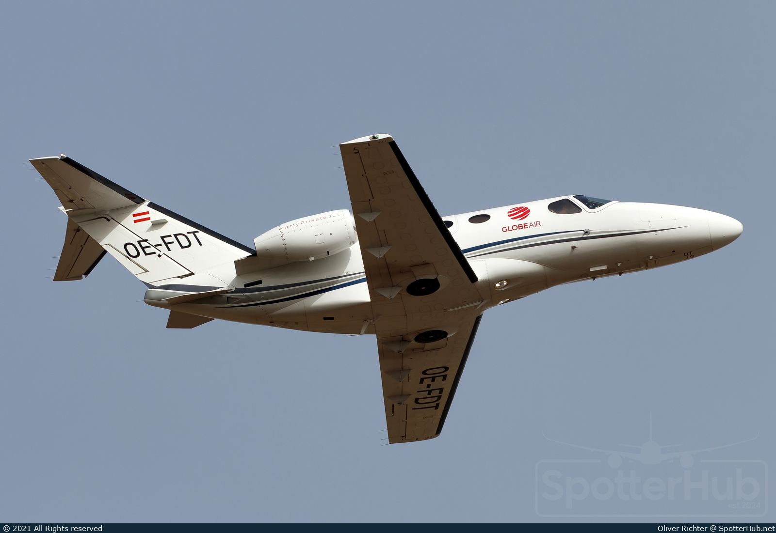 Photo of OE-FDT - Cessna 510 Citation Mustang operated by GlobeAir