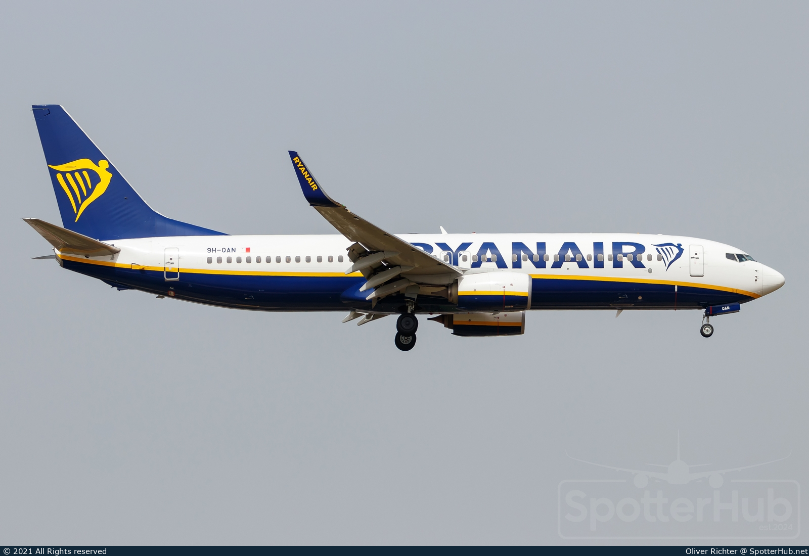 Photo of 9H-QAN - Boeing 737-8AS operated by Ryanair (opb Malta Air)