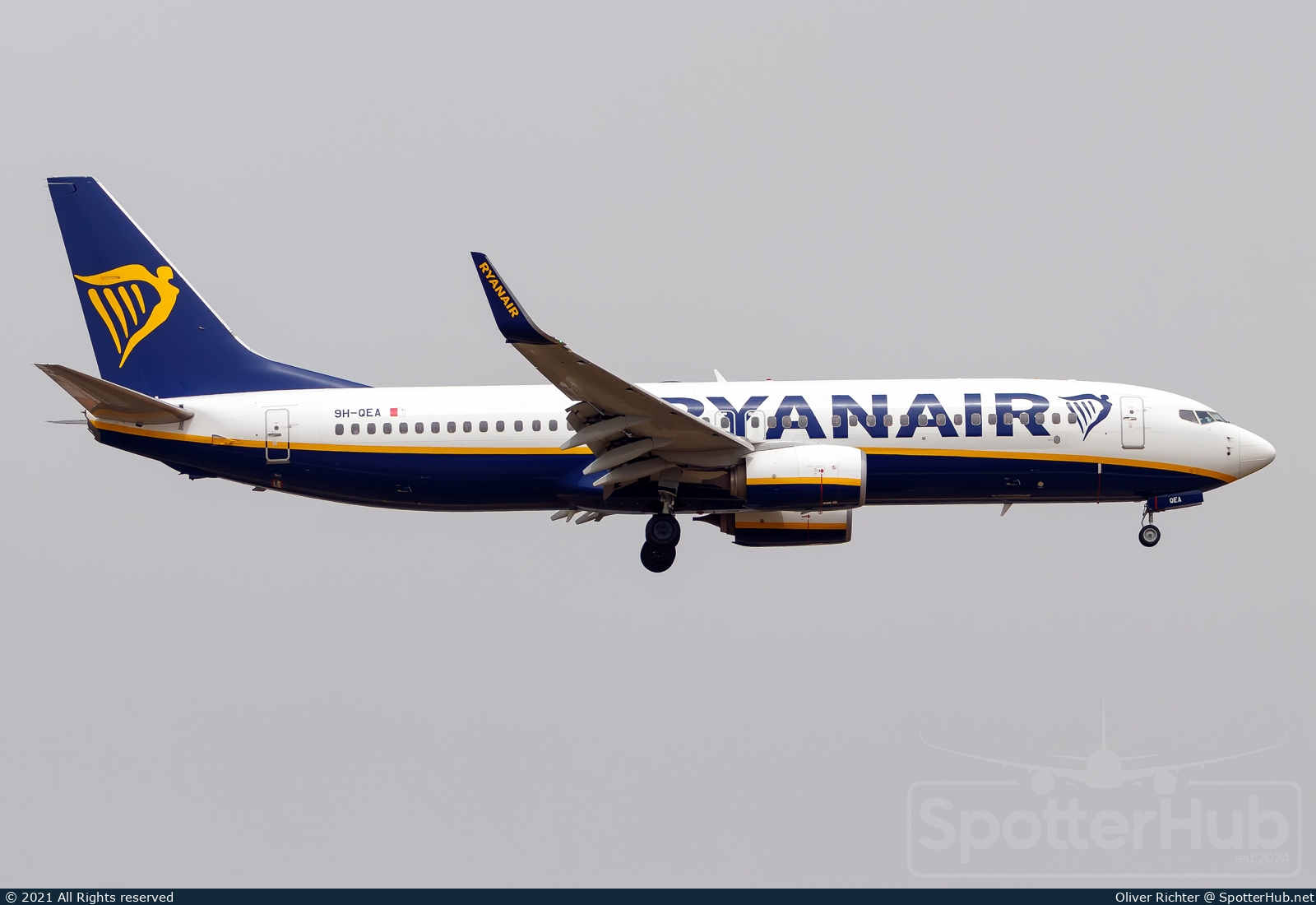 Photo of 9H-QEA - Boeing 737-8AS operated by Ryanair (opb Malta Air)