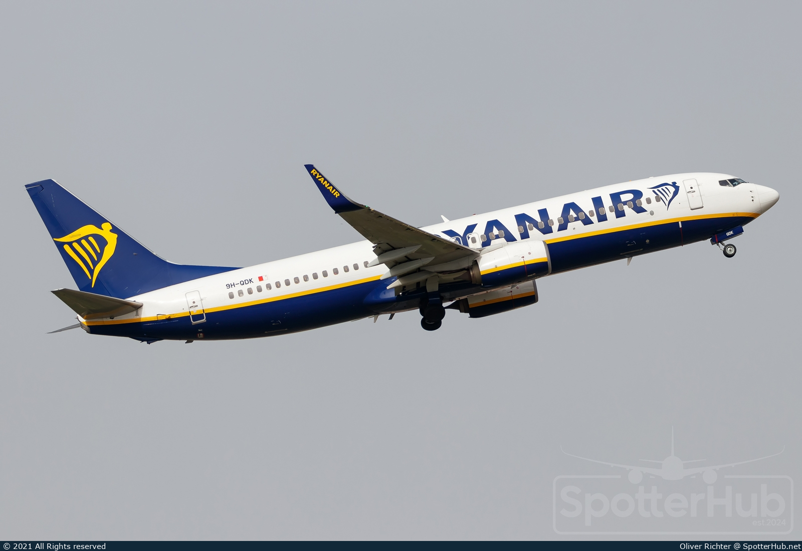 Photo of 9H-QDK - Boeing 737-8AS operated by Ryanair (opb Malta Air)