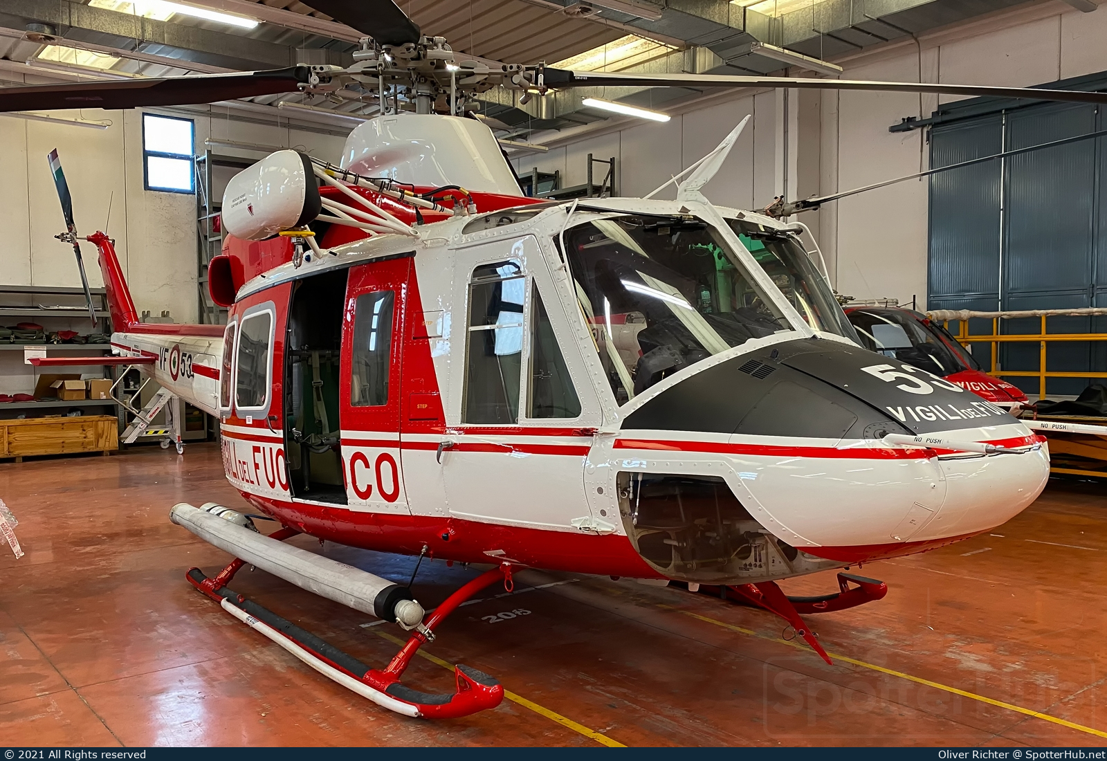 Photo of VF-53 - Agusta-Bell AB-412 operated by Italian Federal Ministry of the Interior - Vigili del Fuoco