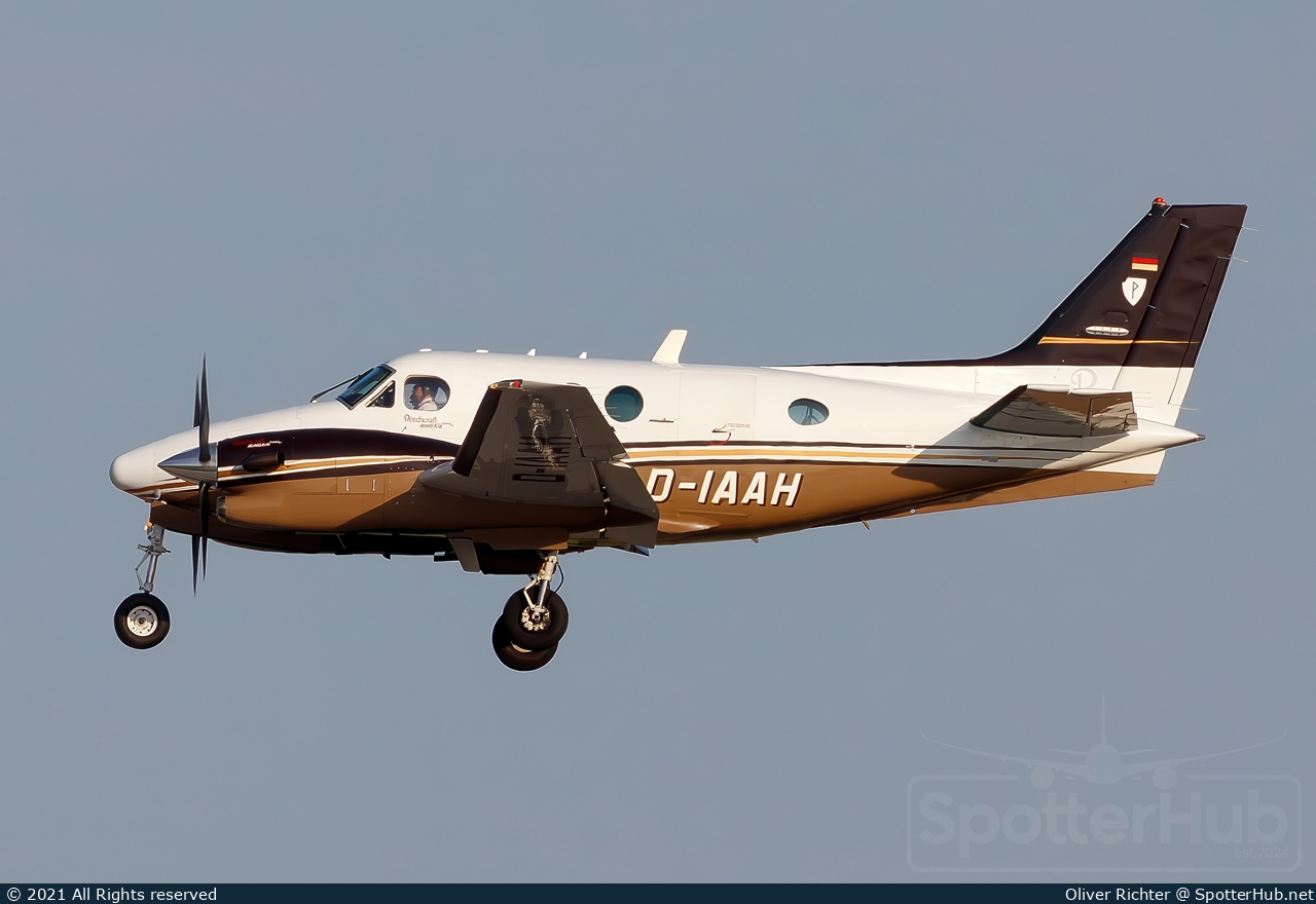 Photo of D-IAAH - Beechcraft C90A King Air operated by Private