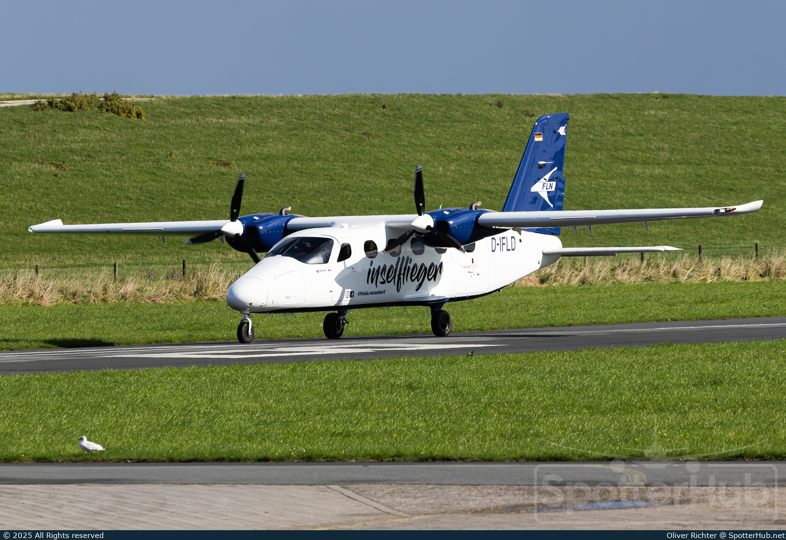 Photo of D-IFLD - Tecnam P2012 Traveller operated by FLN Frisia-Luftverkehr Norddeich