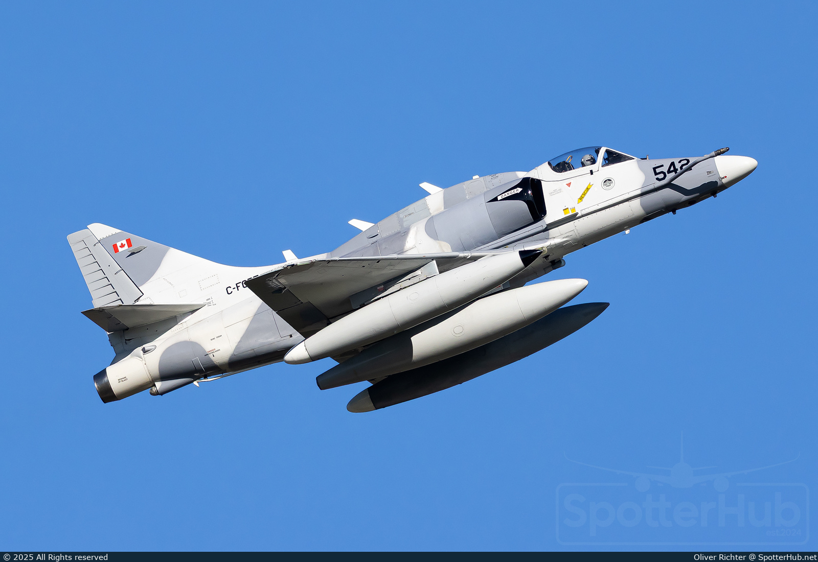 Photo of C-FGZT - Douglas A-4N Skyhawk operated by Top Aces