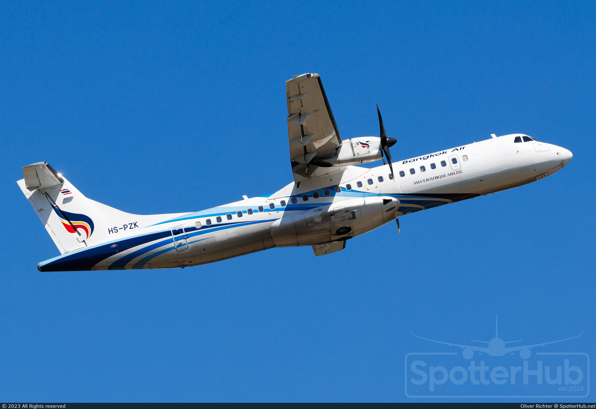 Photo of HS-PZK - ATR 72-600 operated by Bangkok Airways