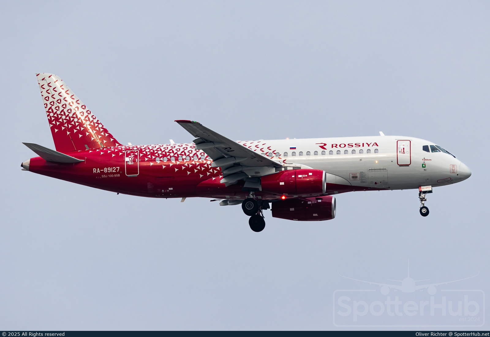 Photo of RA-89127 - Sukhoi Superjet 100-95B operated by Rossiya Airlines
