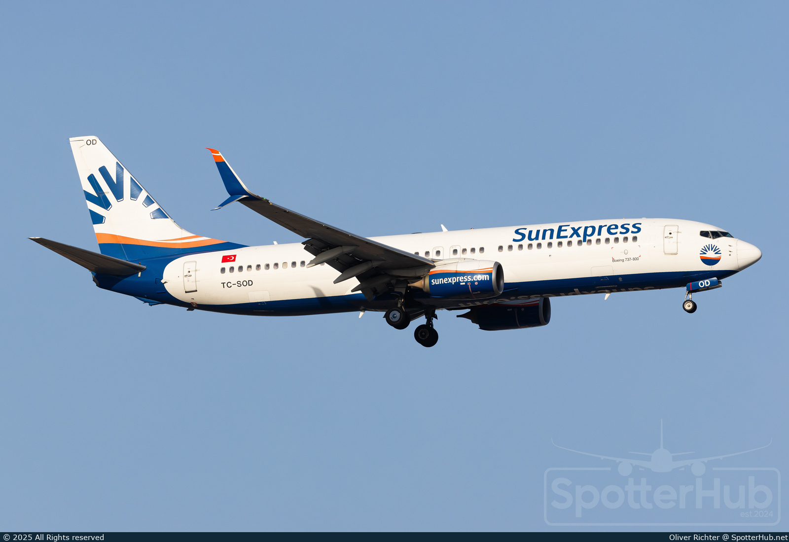 Photo of TC-SOD - Boeing 737-8HC operated by SunExpress