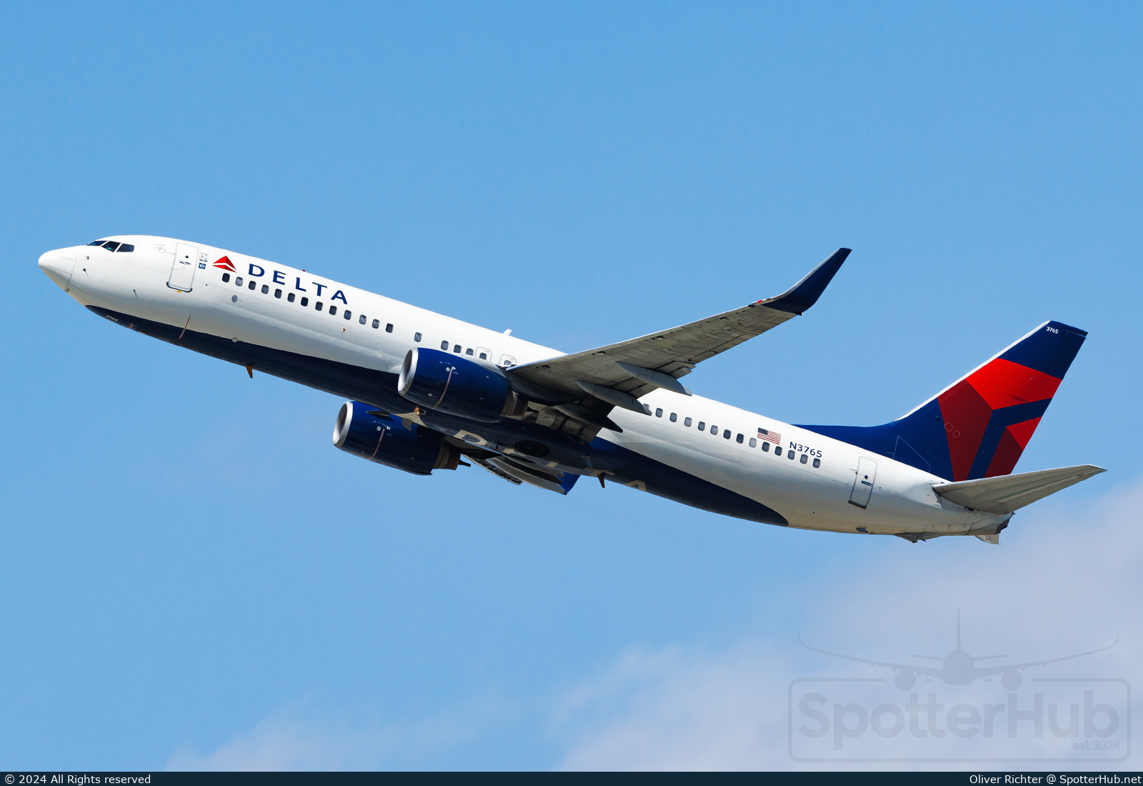 Photo of N3765 - Boeing 737-832 operated by Delta Air Lines