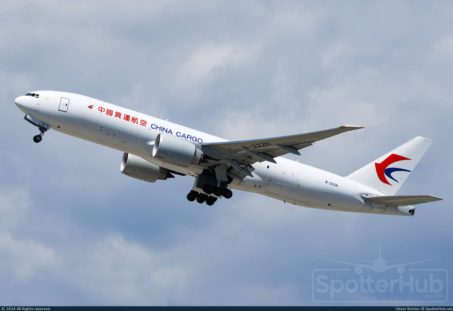 Photo of B-222N - Boeing 777-F operated by China Cargo Airlines