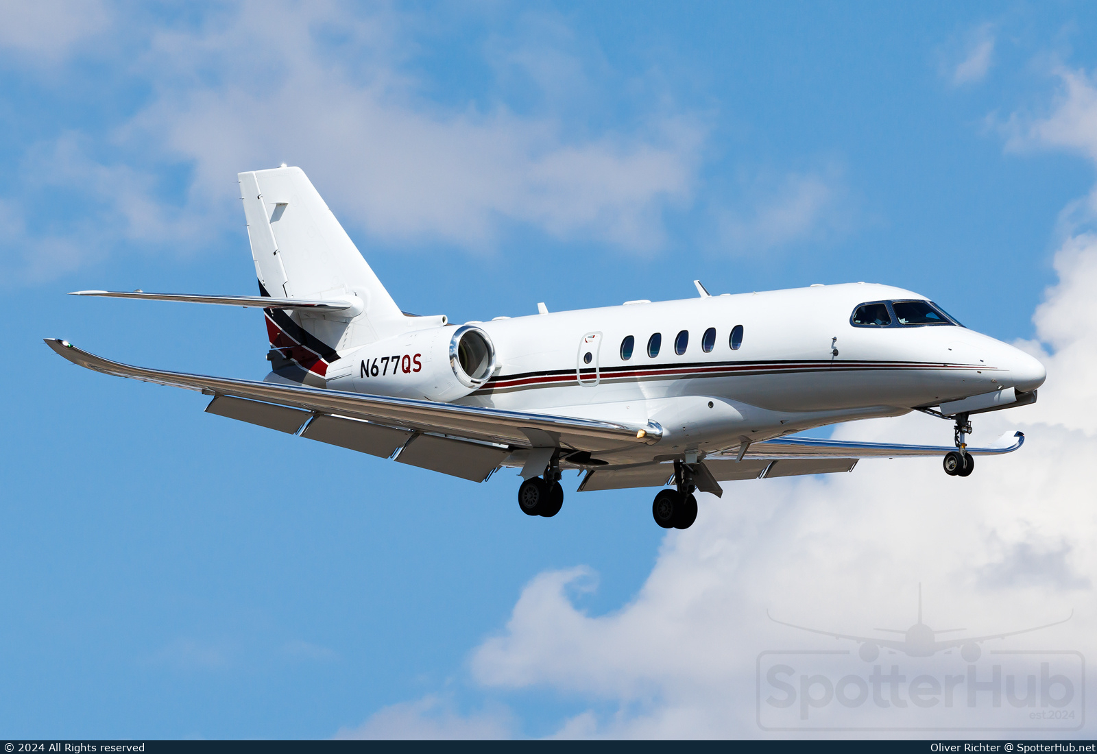 Photo of N677QS - Cessna 680A Citation Latitude operated by NetJets