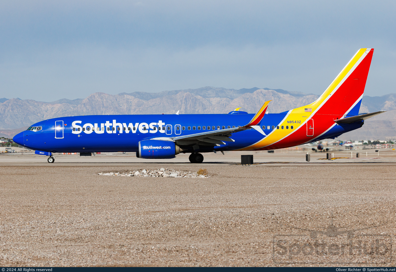 Photo of N8543Z - Boeing 737-8H4 operated by Southwest Airlines