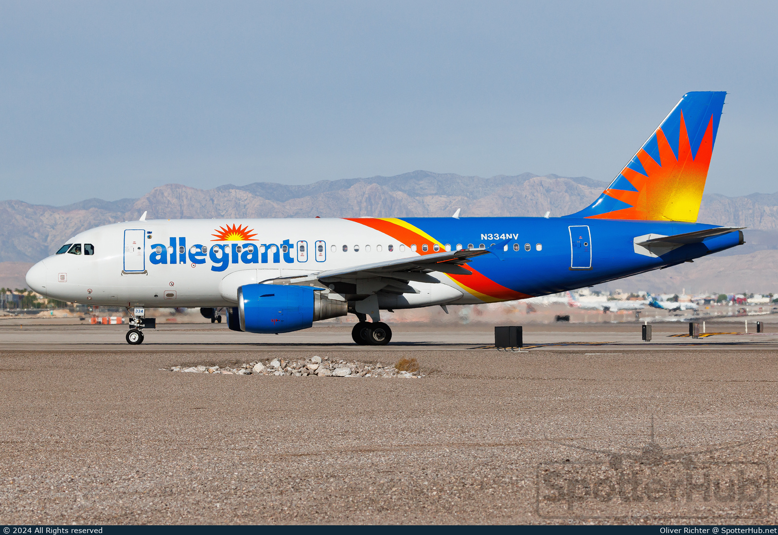 Photo of N334NV - Airbus A319-111 operated by Allegiant Air