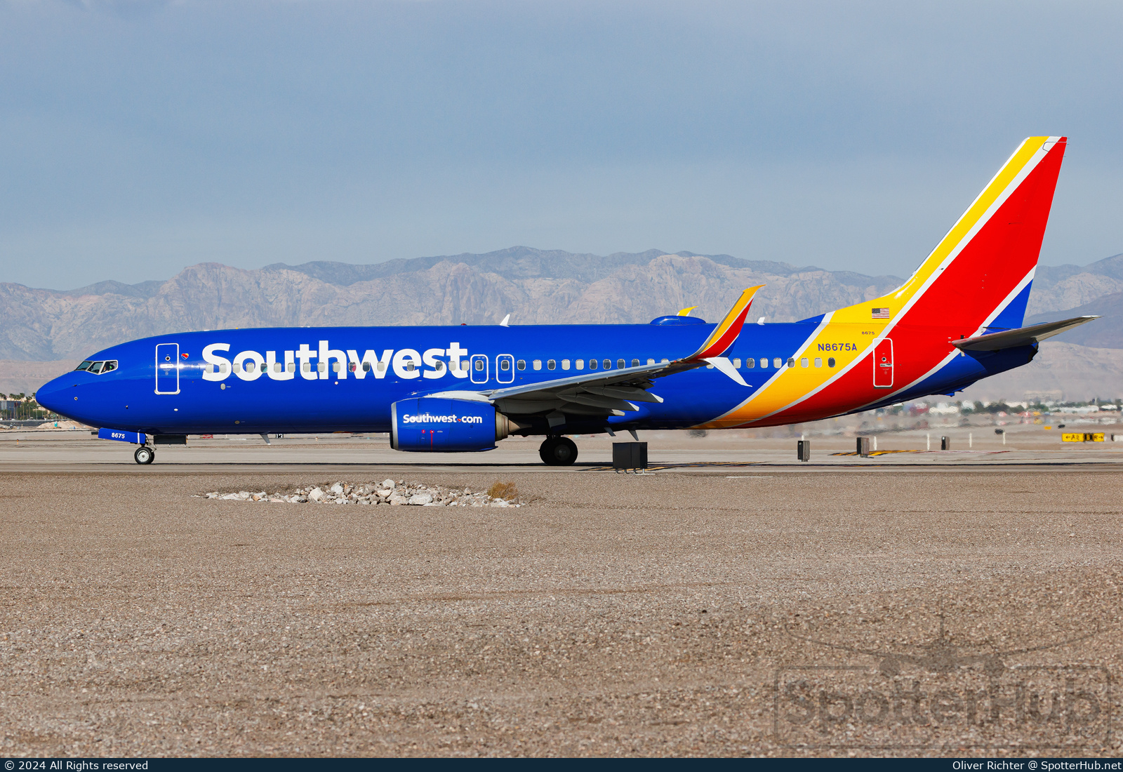 Photo of N8675A - Boeing 737-8H4 operated by Southwest Airlines