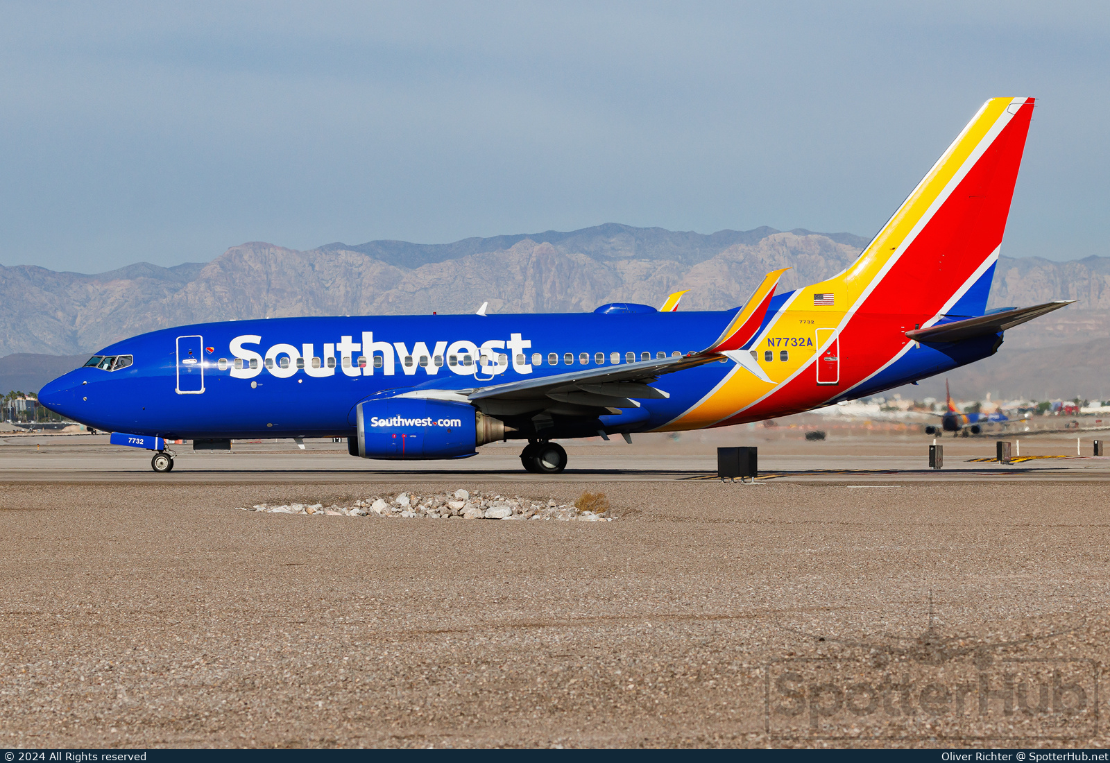 Photo of N7732A - Boeing 737-7BD operated by Southwest Airlines
