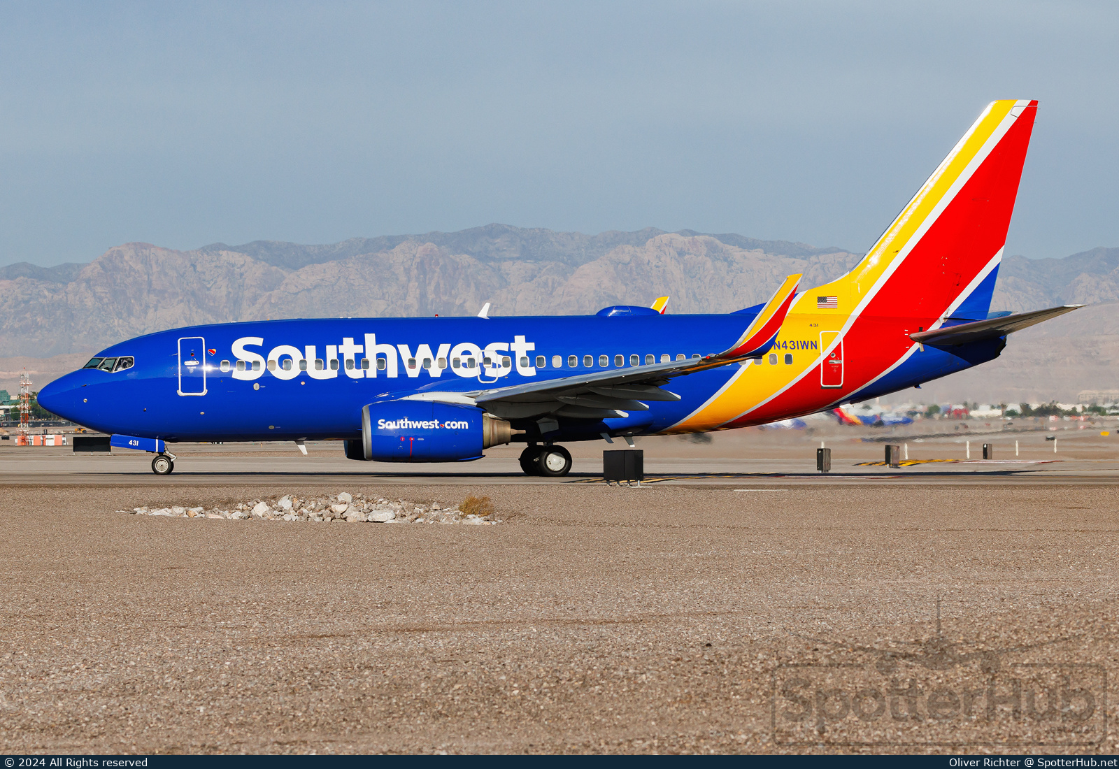 Photo of N431WN - Boeing 737-7H4 operated by Southwest Airlines