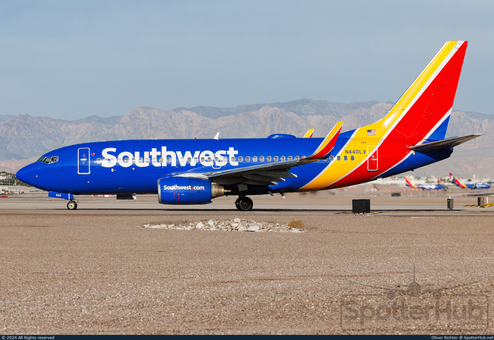 Photo of N440LV - Boeing 737-7H4 operated by Southwest Airlines