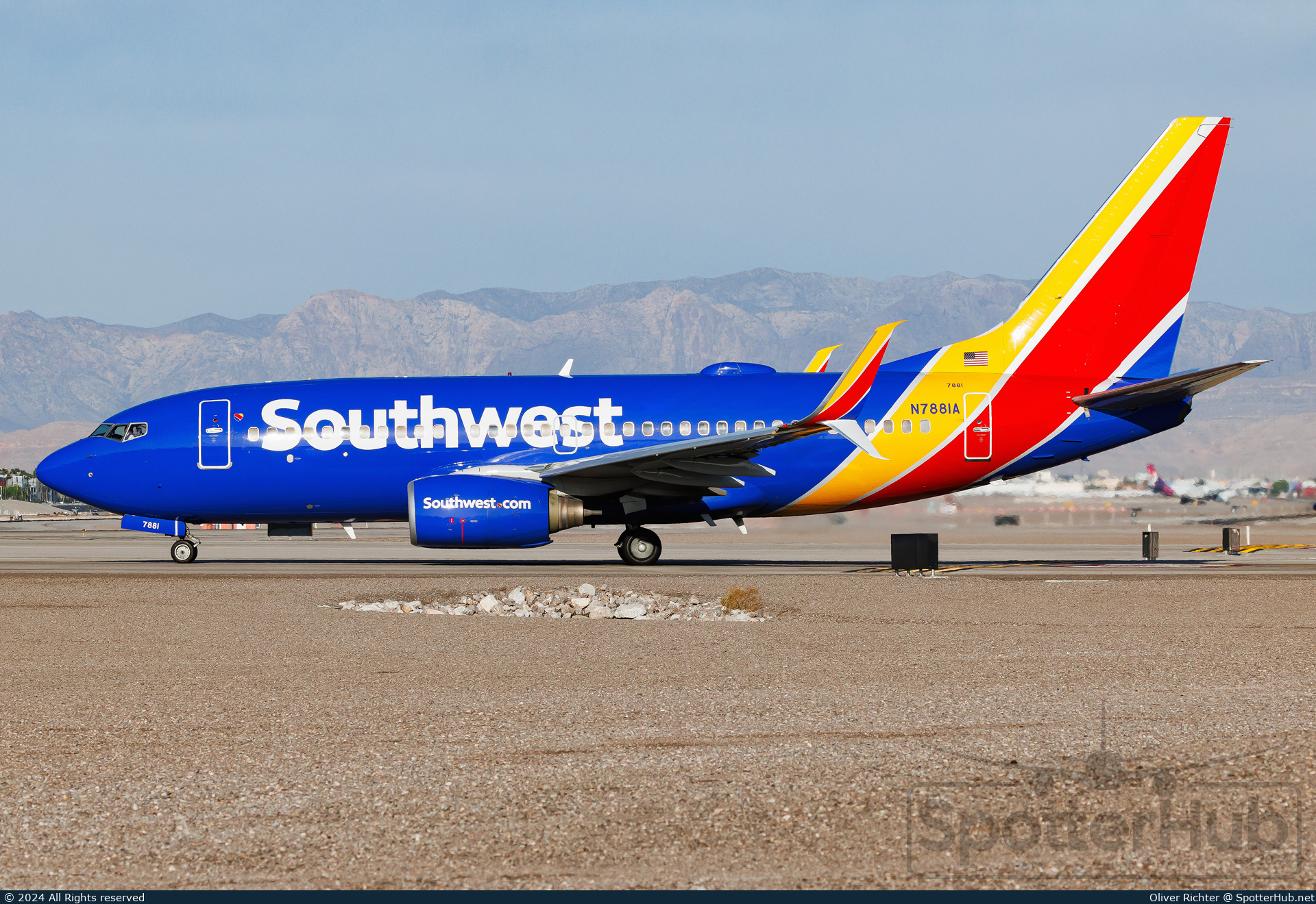 Photo of N7881A - Boeing 737-7CT operated by Southwest Airlines