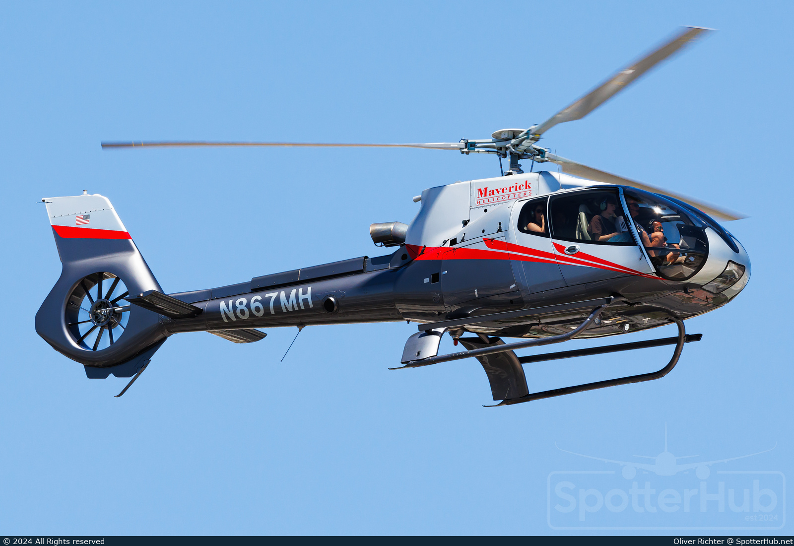Photo of N867MH - Eurocopter EC130 B4 operated by Maverick Helicopters