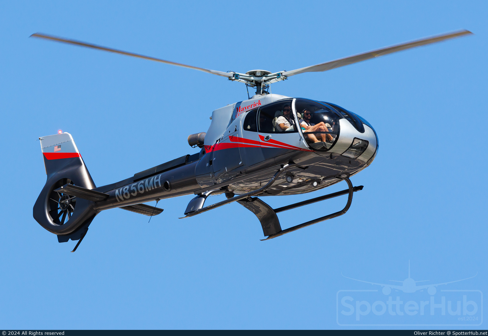 Photo of N856MH - Eurocopter EC130 B4 operated by Maverick Helicopters