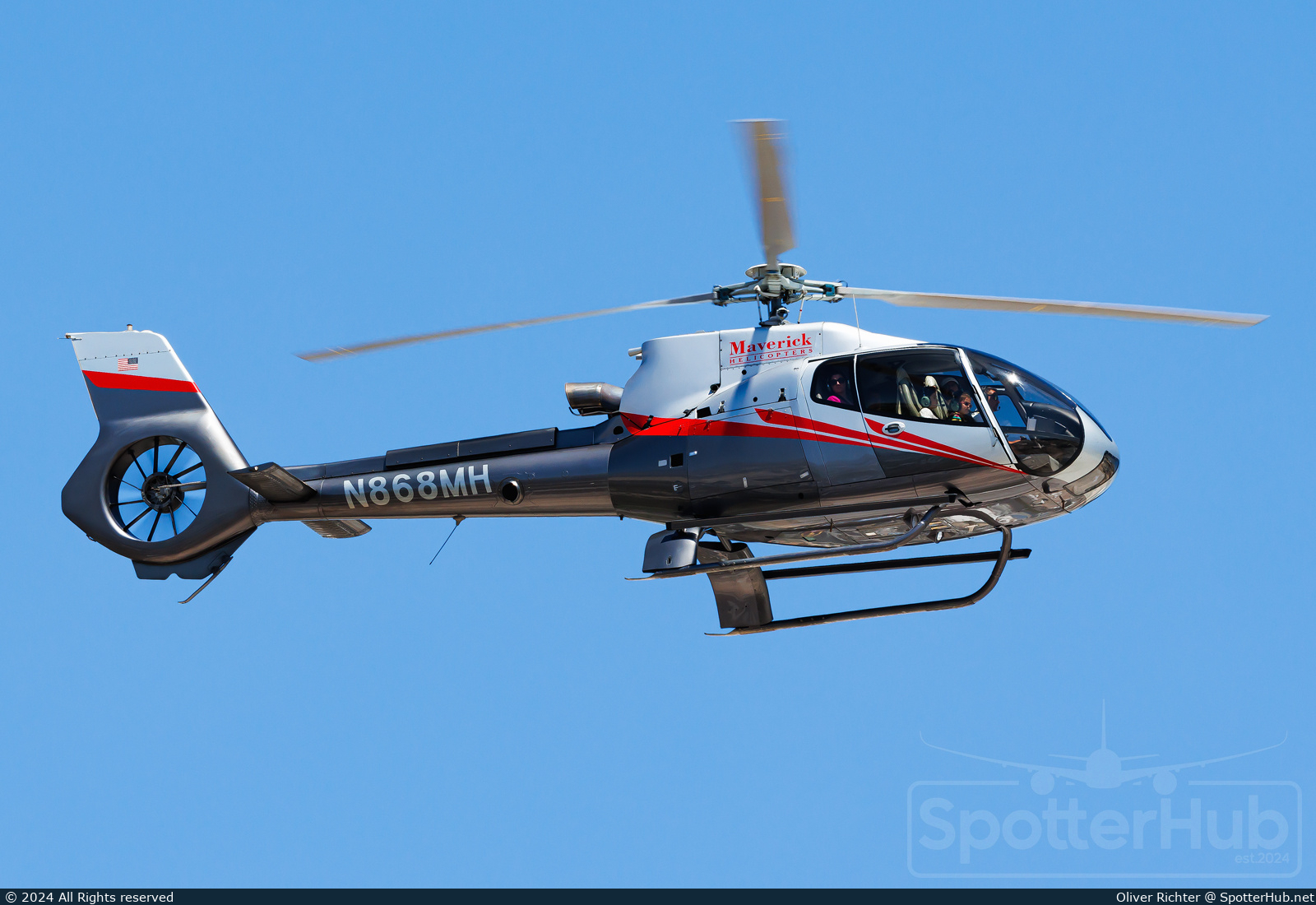 Photo of N868MH - Eurocopter EC130 B4 operated by Maverick Helicopters