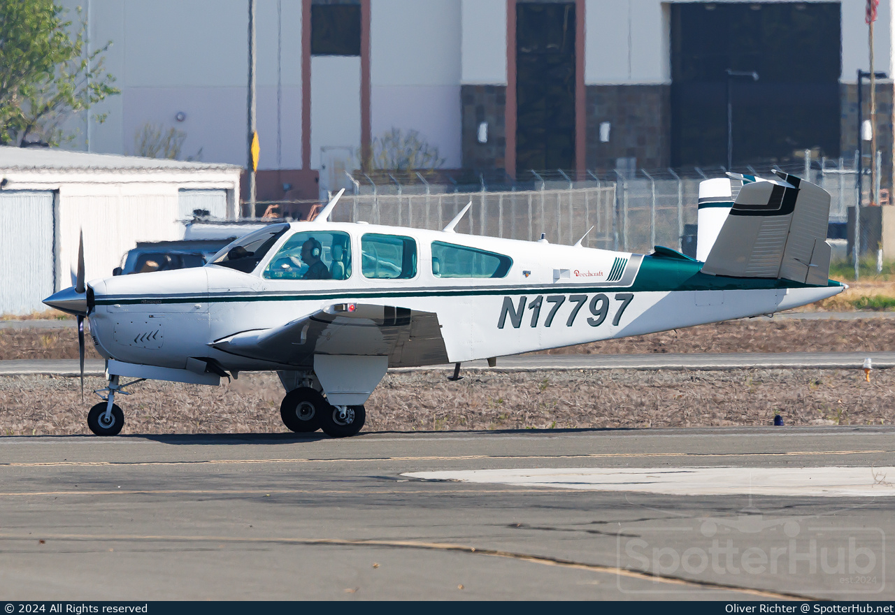 Photo of N17797 - Beechcraft V35B Bonanza operated by Private