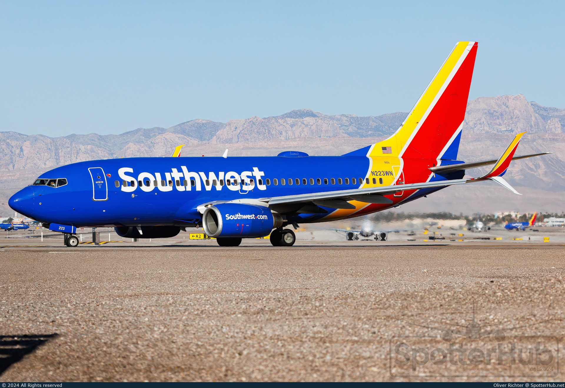 Photo of N223WN - Boeing 737-7H4 operated by Southwest Airlines