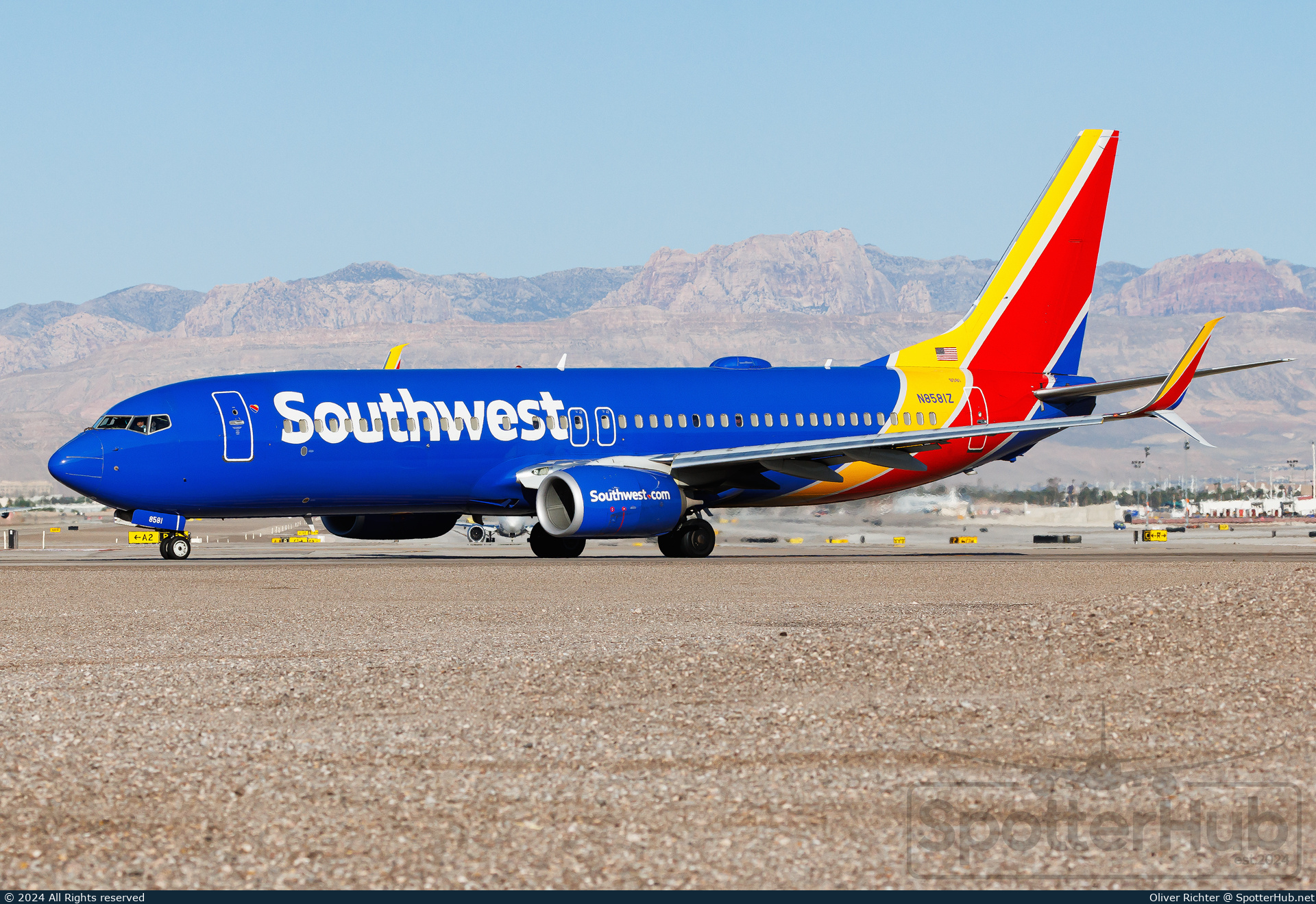 Photo of N8581Z - Boeing 737-8H4 operated by Southwest Airlines