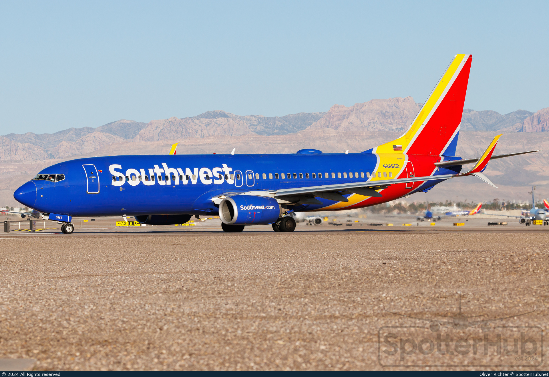 Photo of N8665D - Boeing 737-8H4 operated by Southwest Airlines