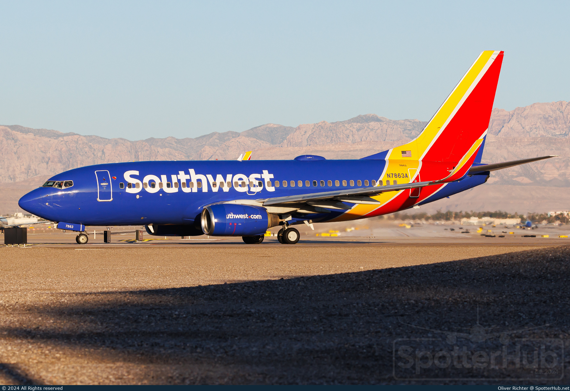 Photo of N7863A - Boeing 737-7Q8 operated by Southwest Airlines