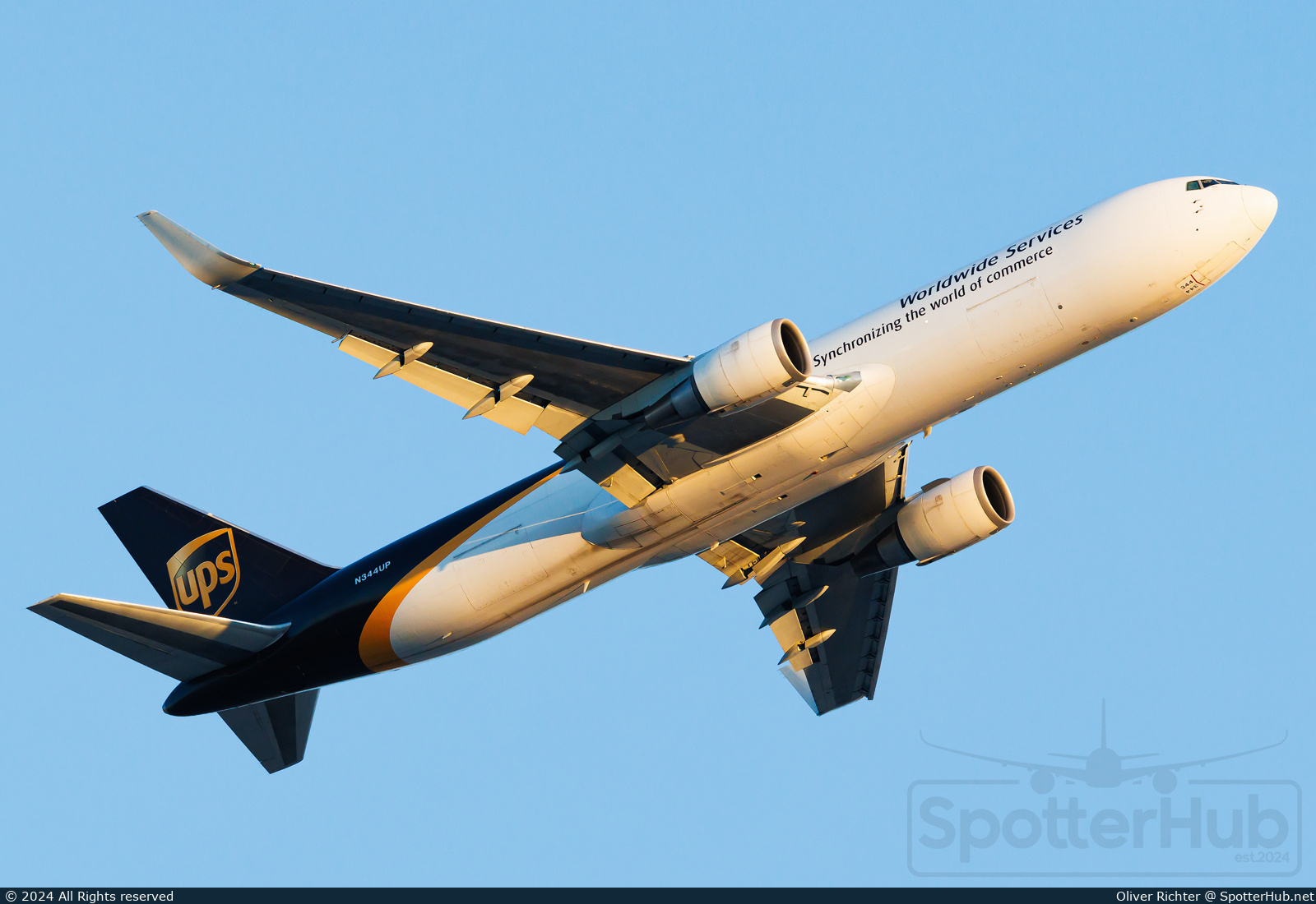 Photo of N344UP - Boeing 767-34AF operated by UPS United Parcel Service