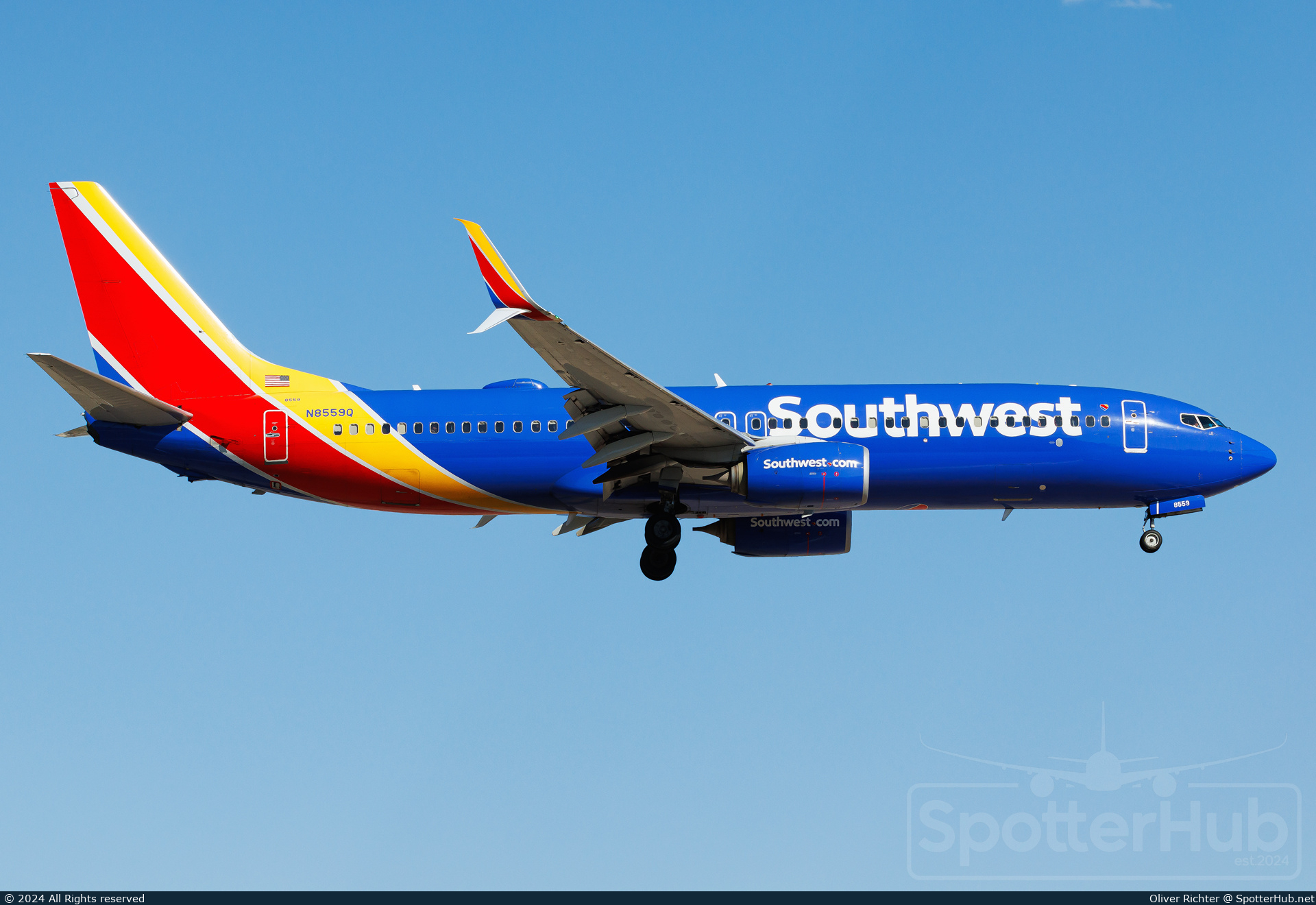 Photo of N8559Q - Boeing 737-8H4 operated by Southwest Airlines