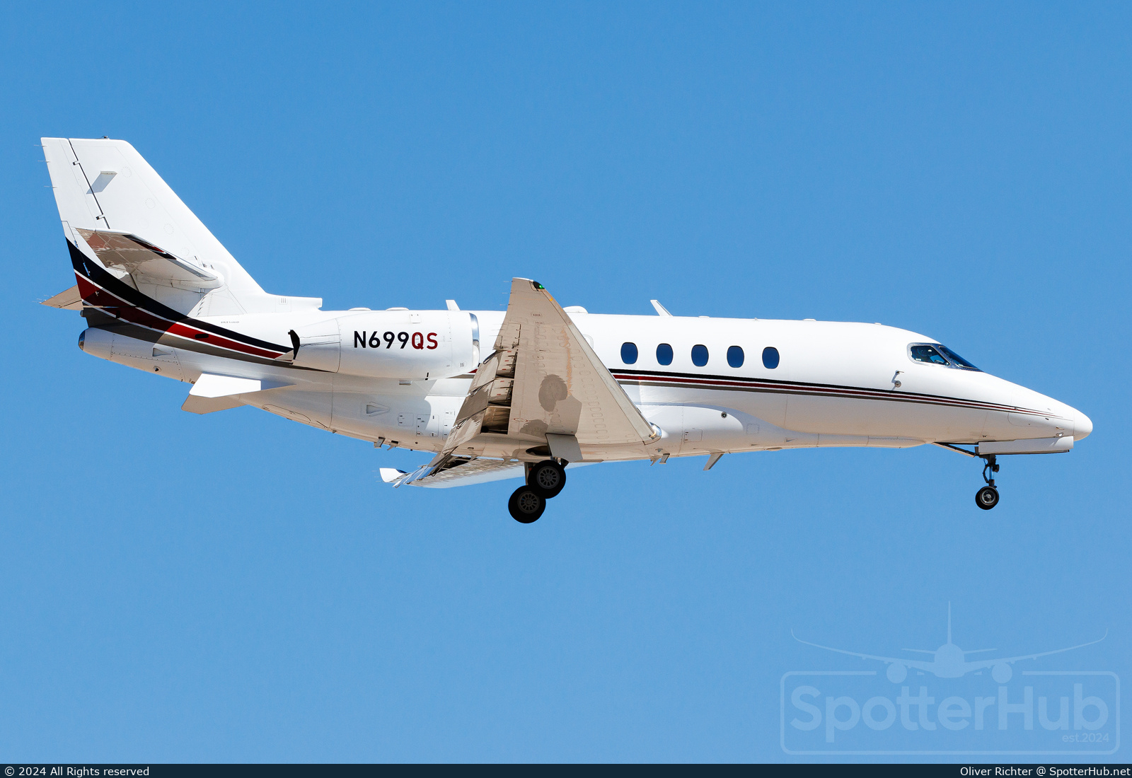 Photo of N699QS - Cessna 680A Citation Latitude operated by NetJets