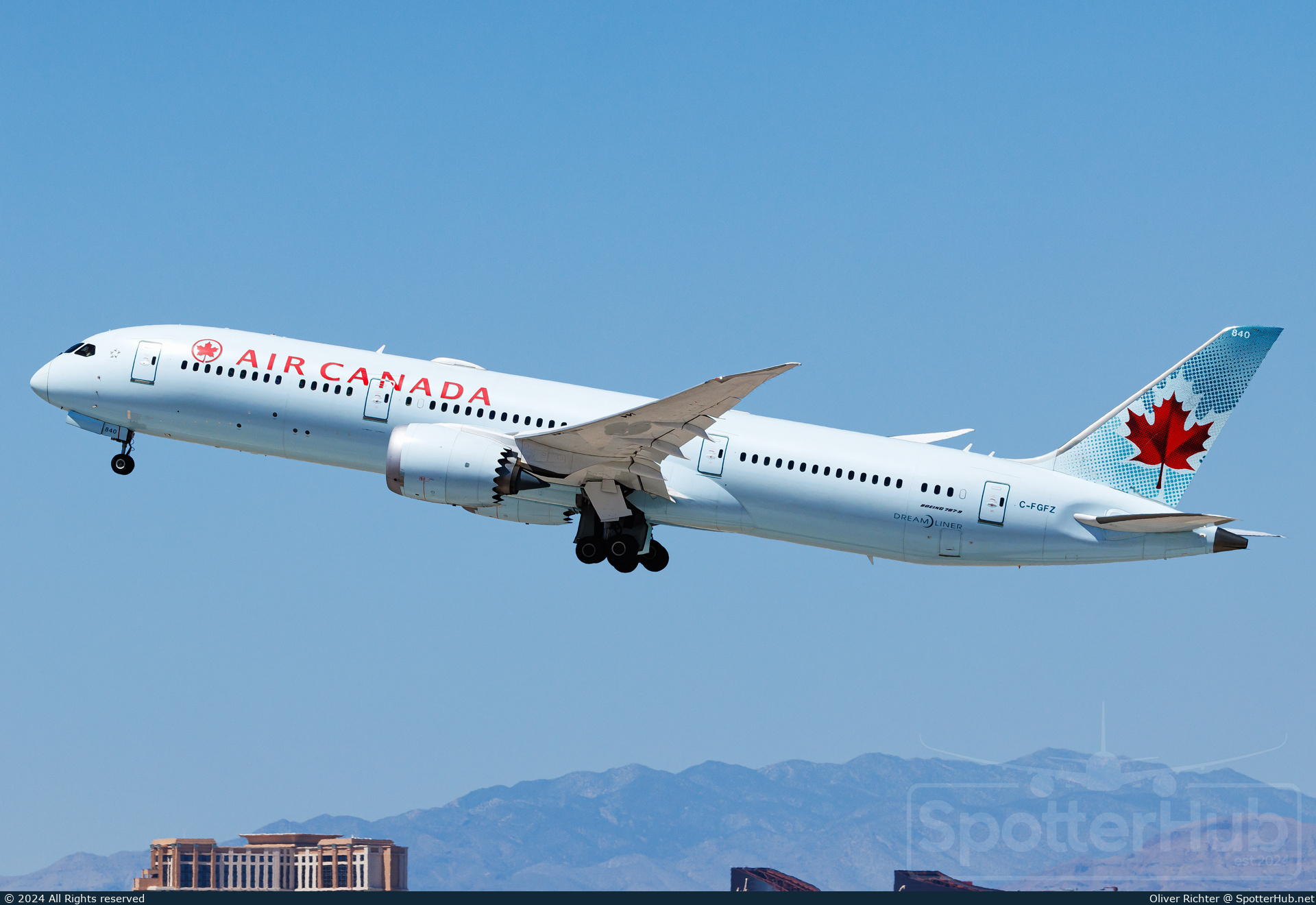 Photo of C-FGFZ - Boeing 787-9 Dreamliner operated by Air Canada