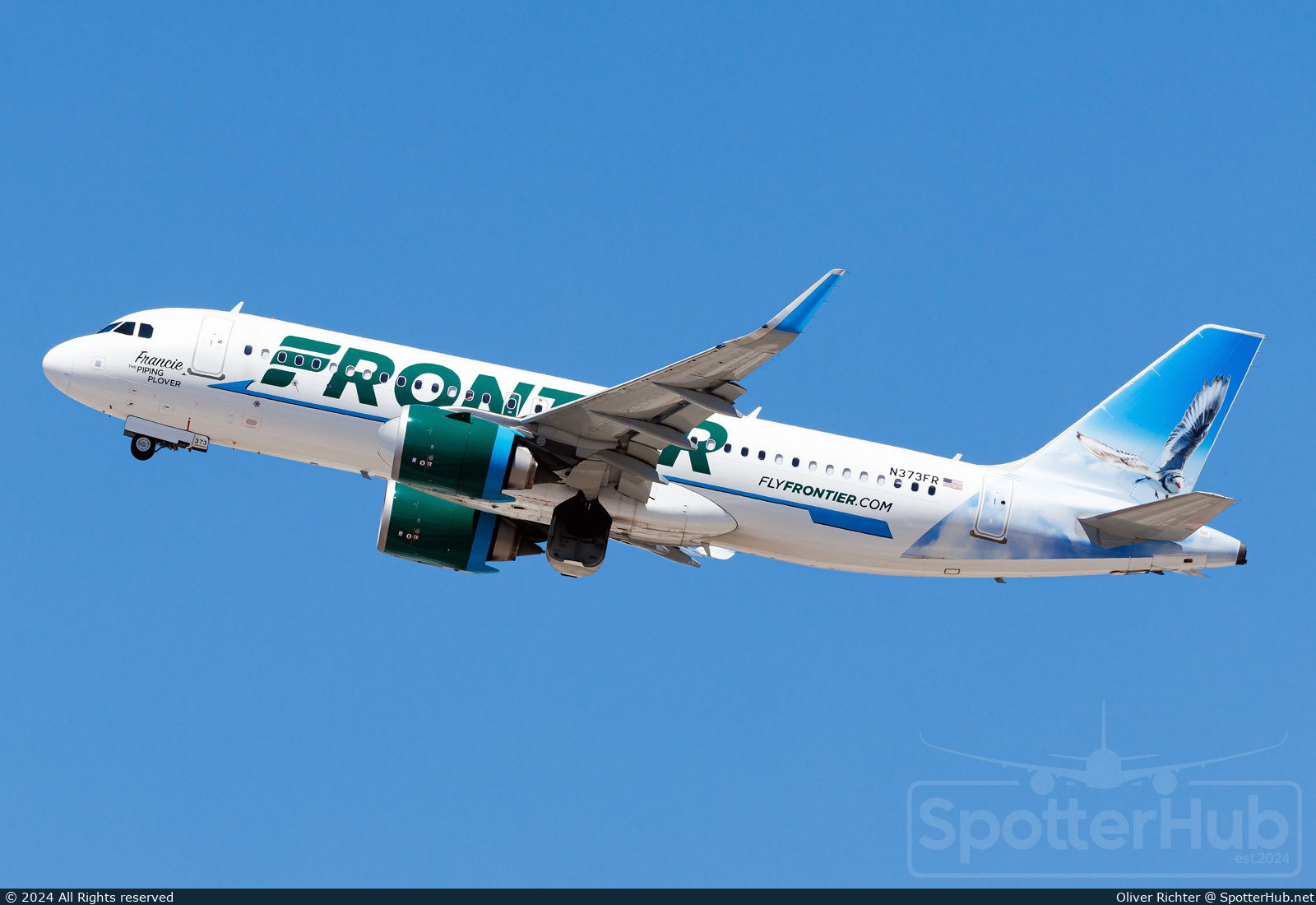 Photo of N373FR - Airbus A320-251N operated by Frontier Airlines
