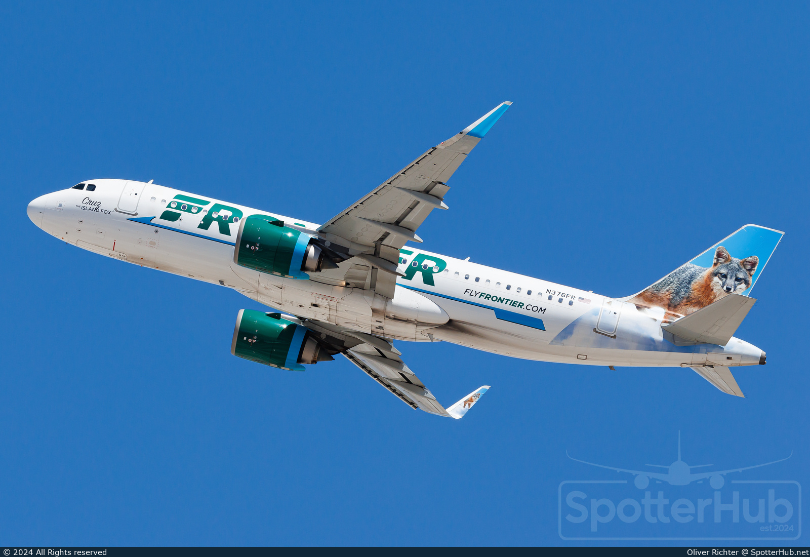 Photo of N376FR - Airbus A320-251N operated by Frontier Airlines