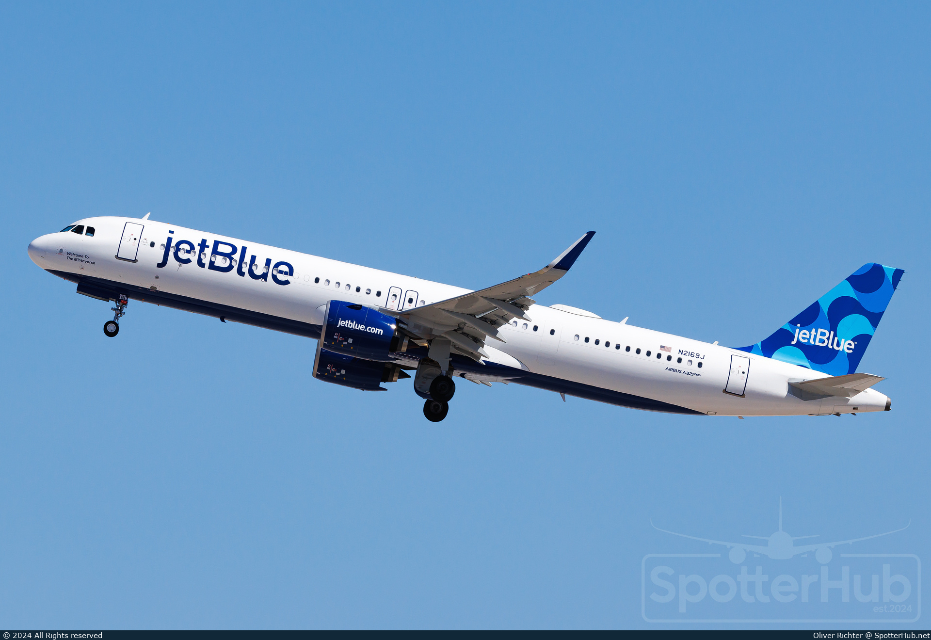 Photo of N2169J - Airbus A321-271NX operated by jetBlue Airways