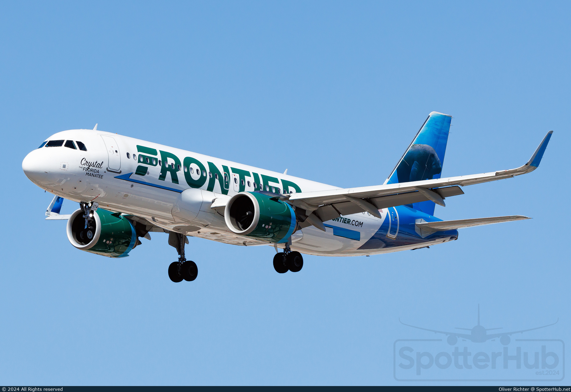 Photo of N374FR - Airbus A320-251N operated by Frontier Airlines