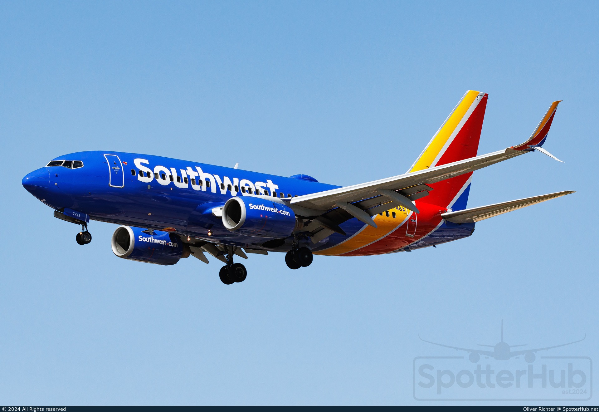 Photo of N7748A - Boeing 737-7BD operated by Southwest Airlines