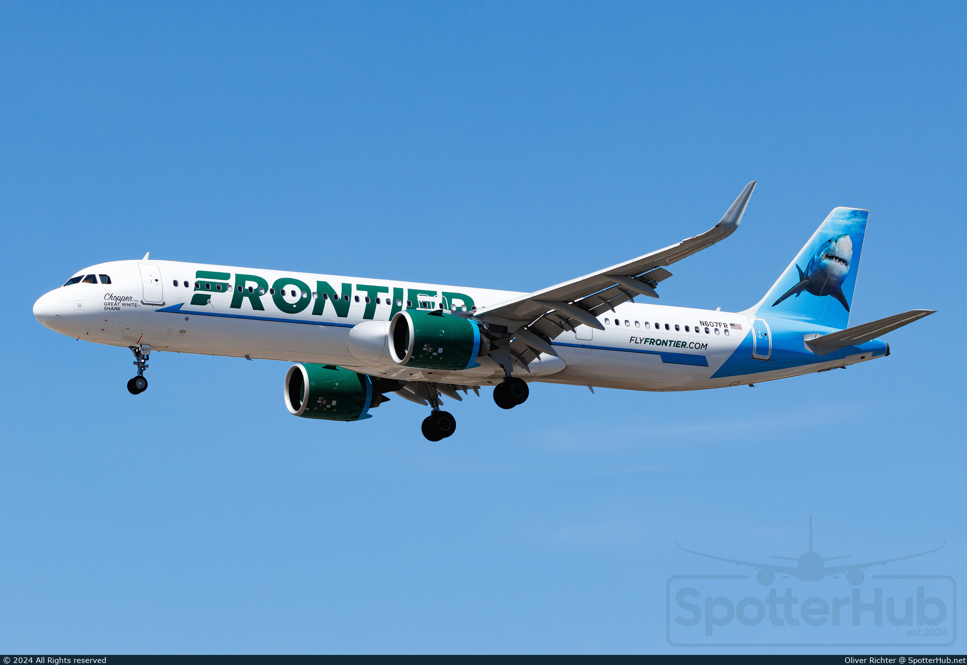 Photo of N607FR - Airbus A321-271NX operated by Frontier Airlines