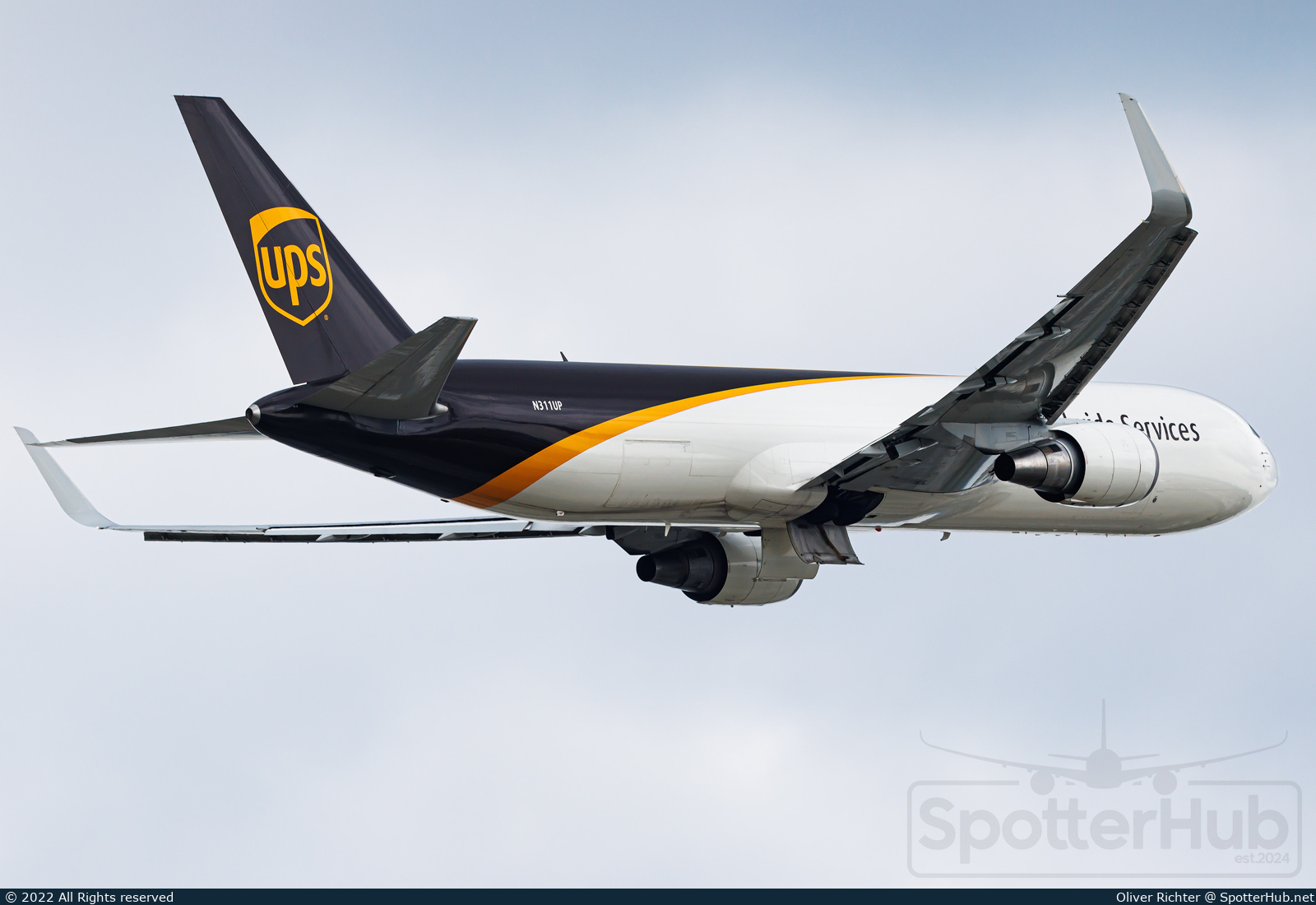Photo of N311UP - Boeing 767-34AF operated by UPS United Parcel Service