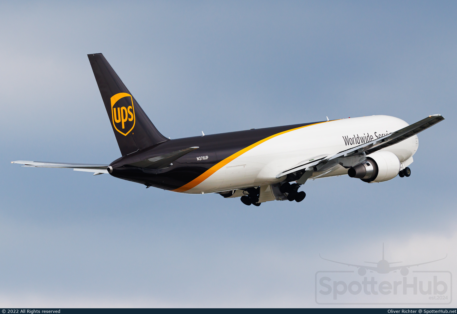 Photo of N376UP - Boeing 767-300F operated by UPS United Parcel Service