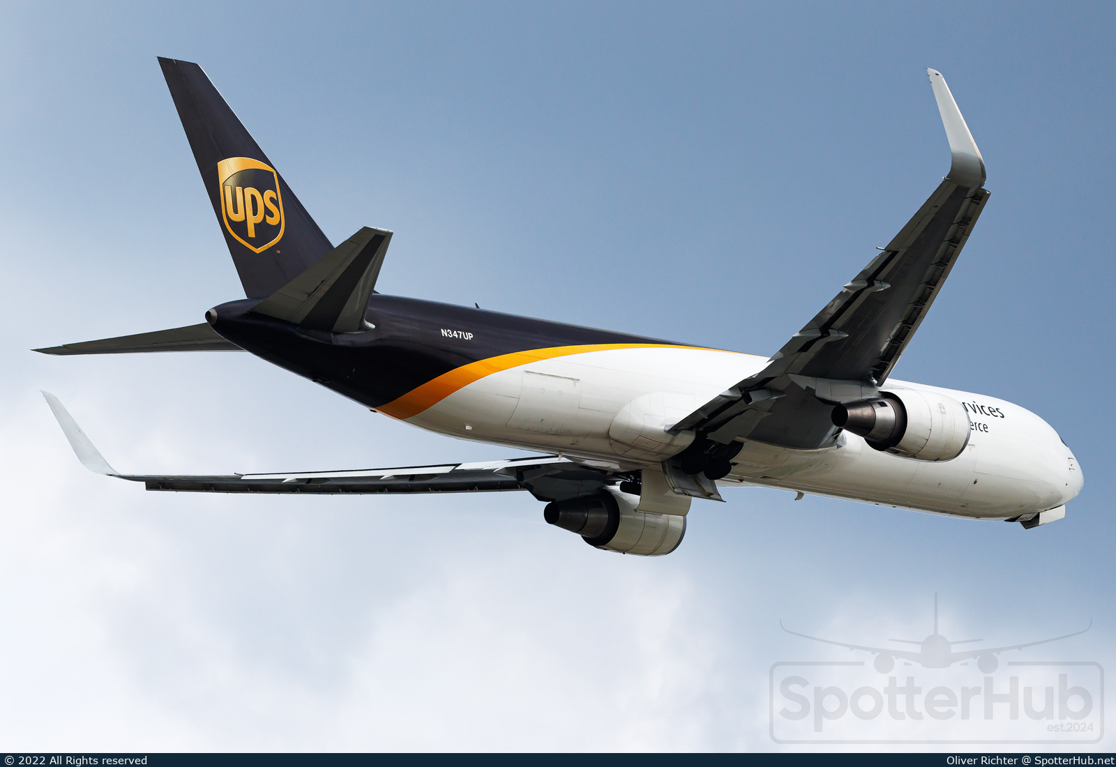 Photo of N347UP - Boeing 767-34AF operated by UPS United Parcel Service